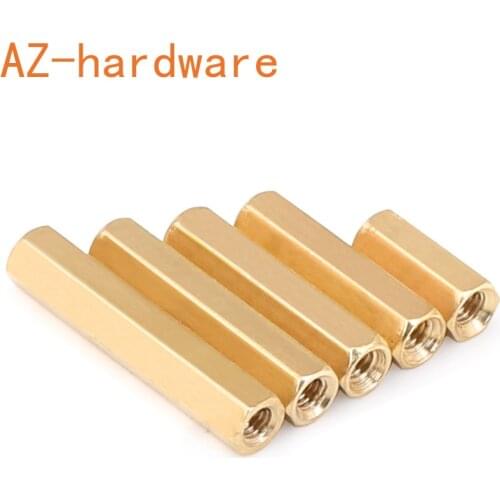 Double way hexagon copper stud m2m2.5 isolating stud nut stud hollow case main board computer board stud copper stud 50Pcs