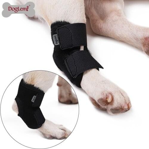 Breathable Pet Knee Pads Dog Support Brace for Leg Sleeve Hock Joint Wrap Injury Recover Dog Protector Support Protects Bandage