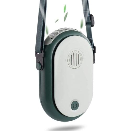 ELOOLE Portable Hanging Neck Fan Hands free Personal Fan Rechargeable Wearable USB Fans With An Adjustable Lanyard For Women