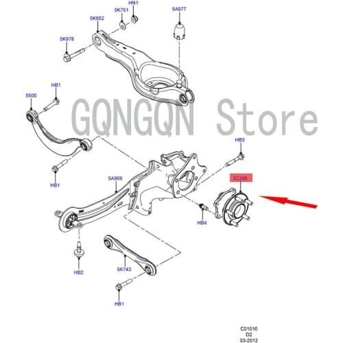 CAR Rear Wheel Axle Head For dMo nd eoF oc us Rear Wheel Bearing Unit Rear Wheel Bearing Rear Wheel Center Bearing Unit