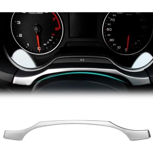 For Audi A3 8V Sedan Hatchback 2013 - 2020 Car Chrome Stainless Steel Dashboard Trim Ring Decoration With Stickers Accessories