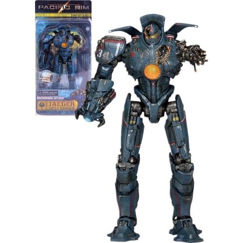 BANDAI Spot sale Pacific Rim Serie 5 Muneco coleccionable de lujo Anchorage Attack Gipsy Danger, 7 in Children Gift Toy