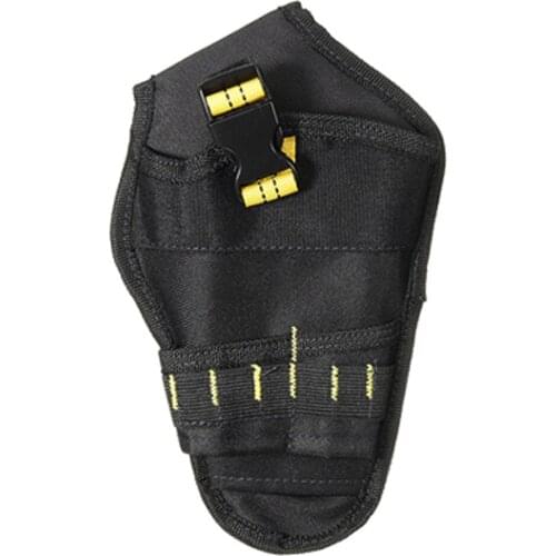 Tool Storage Bag Black Multifunctional Oxford Cloth Drill waist bag for drill tools protable tools cases for drill Storage
