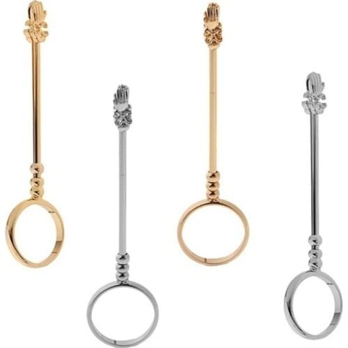 Smoking Finger Ring Vintage Cigarette Metal Hand Holder For Women Men Slim Cigarettes Finger Clip Smoking Accessories