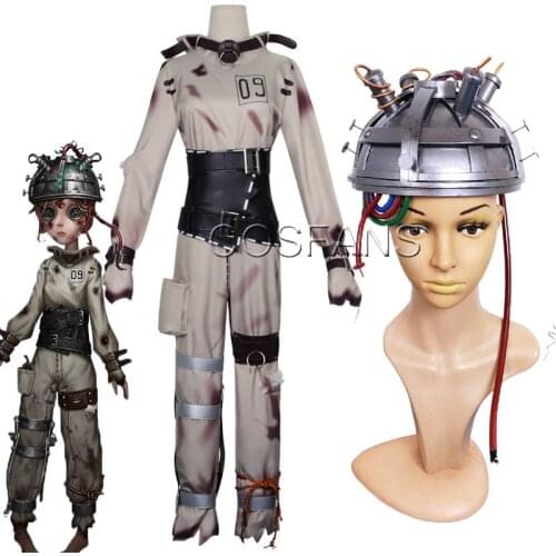Game Identity V Cosplay Costumes Survivor Mechanic Tracy Reznik Cosplay Costume Cunning Smile Disease Skin Uniforms Clothes hat