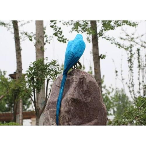 Creative simulation blue&yellow parrot model foam&furs big parrot bird doll gift about 70cm