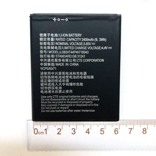 Li3824T44P4h716043 Original battery 2400mah for ZTE Blade A520 A521 BA520 Cellphone batteries