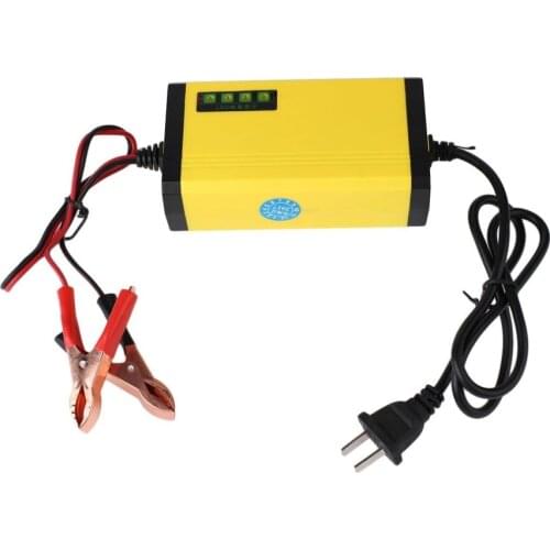Mini Portable 12V 2A Car Battery Charger Adapter Power Supply Motorcycle Auto Smart Battery Charger LED Display