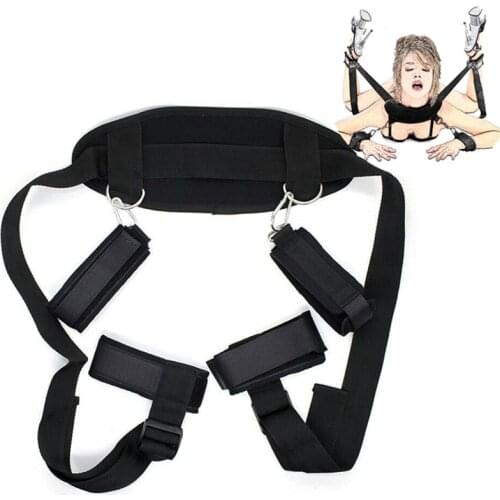 Handcuffs & Ankle Cuffs BDSM Bondage Restraint Bondage Fetish Slave Adult Games Erotic Sex Toys For Woman Couples Sex Products