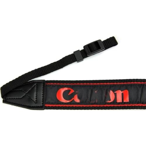 Camera Neck Strap Shoulder Belt for Canon 5D 6D 1Dx 1Ds 1D 80D 77D DSLR Nylon Leather Carry Adjustable Length Photo Accessories