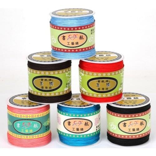 0.8mm 100 yards Cord Jade Line For Weaving Chinese Knot Tassel DIY Jewelry Hand-making Accessory
