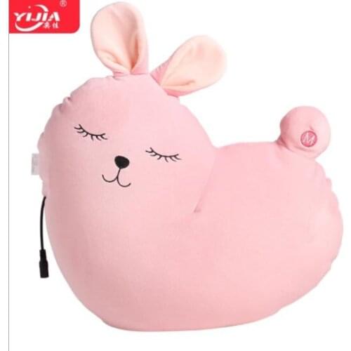Creative New Massager Bunny Plush Cervical Massager Neck Back Whole Body Kneading Massage Pillow Toy
