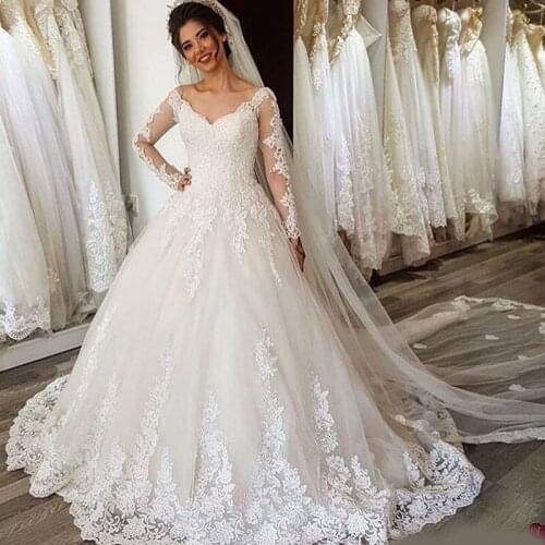 OEING V-neck Wedding Dresses