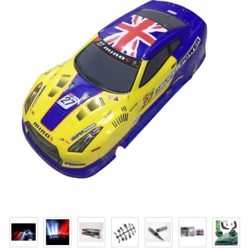 YUKALA 1/10 PVC painted body shell for 1/10 RC big foot truck NO:S1001 450MM*190MM wheelbase:260mm