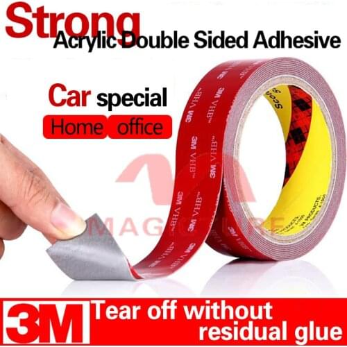 3M VHB Strong Tape Car Special Double Sided Tape Acrylic Foam Adhesive 6/10/20/3/ 40mm No Trance Tape For Home Car Office Decor