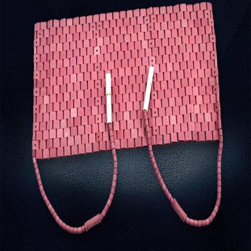 High power heat indistrial heater pad with female plug special flexible heated ultra high temperature heater 420X260mm 110V 5KW