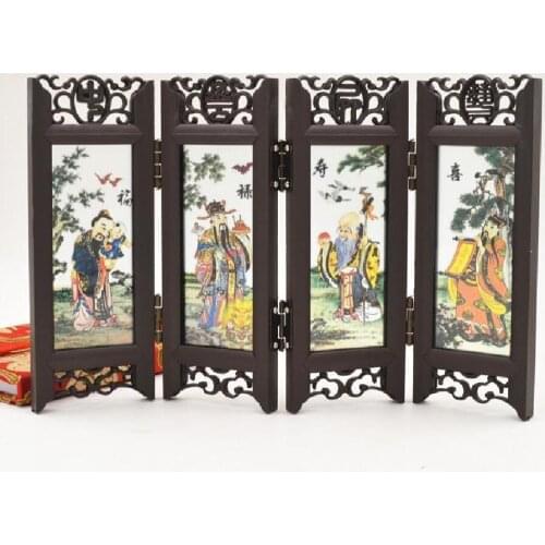 Handicrafts with Chinese characteristics, Zhang Da Qians landscape paintings, small screen ornaments #463