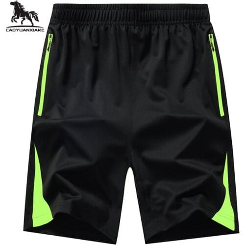 Shorts men M-7XL 8XL Summer new mens shorts Elasticity casual pants Quick-drying pants five points Fitness sweatpants short 6905