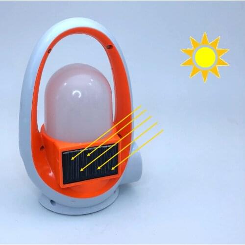 MINGRAY 2019 new Camping Lantern Solar Rechargeable LED handl lamp Plastic Kids Desk Lamp rechargeable Child explore kits