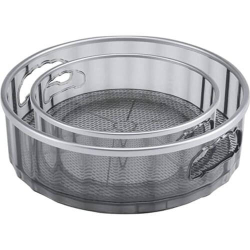 360 Rotation Cabinet Organizer Spice Drink Cosmetic Storage Rack Transparent for Kitchen Bathroom