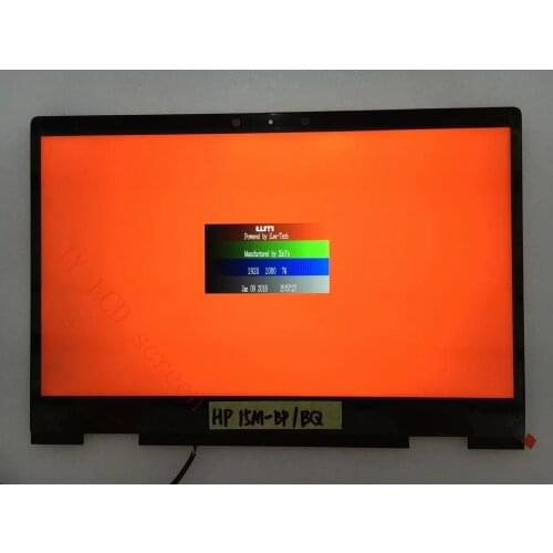For HP ENVY 15M-BP 15M-BQ 111dx 15M-BQ 021dx 15M-BP112dx LCD Display Screen Touch Glass Digitizer Assembly with Frame