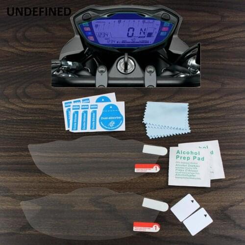 2 Set Motorcycle Dashboard Cluster Scratch Speedometer Screen Protector Film Decals For Suzuki SV650 S750 GXS GSX S1000 moto