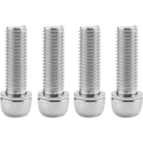27.6 x 10mm MagiDeal 4x Water Bottle Cage Bolts Bicycle Stem Screws Cycling Silver M7 Mountain Bike Motorcycle