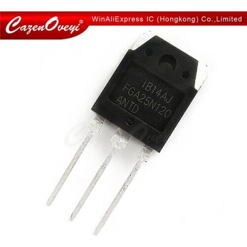 5pcs/lot FGA25N120ANTD FGA25N120 original IGBT NPT TRENCH 1200V 50A TO3P In Stock