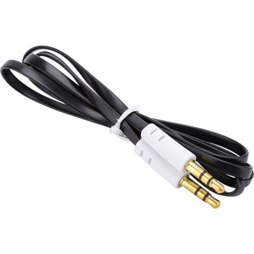 Jack 3.5 audio cable Male to Male 1M Car Stereo Audio Auxiliary AUX cable MP3 Mobile Phones Earphone Headphone 3.5 Jack cord Hot