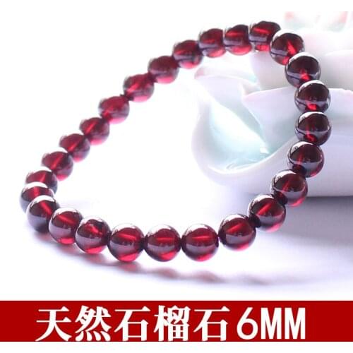 Burgundy Garnet Bracelet Beautiful Womens Stone Crystal Jewelry