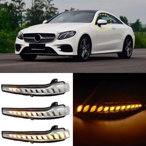 For Mercedes-Benz C-Class E-Class V-Class Vito GLC 2016-2020 Dynamic Turn Signal Lights LED Side Mirror Sequential Lamps