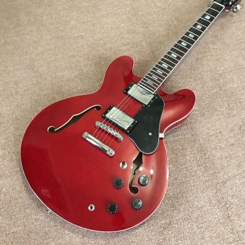 Free delivery, double convex surface, red electric guitar, rosewood fingerboard Electric guitar