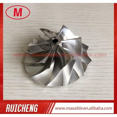 K16 reverse 49.50/67.00mm 6+6 blades turbocharger billet/milling/aluminum 2618 compressor wheel
