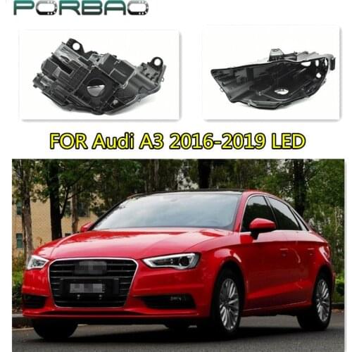 Headlight housing base for A3 2016-2019 LED Car rear base Replacement Headlight back base