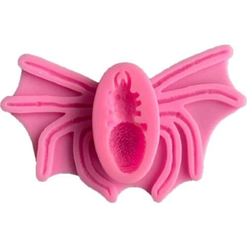 H7JB Creative Snake and Spider Shape for DIY Cake Biscuit Cookies 3D Chocolates Hard Candies Desserts Candles Drop Glue Decor