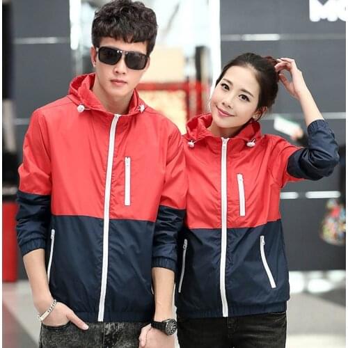 Men Women Jackets 2020 New Fashion Jacket Womens Hooded Basic Jacket Casual Thin Windbreaker Female Jacket Outwear Men Coat