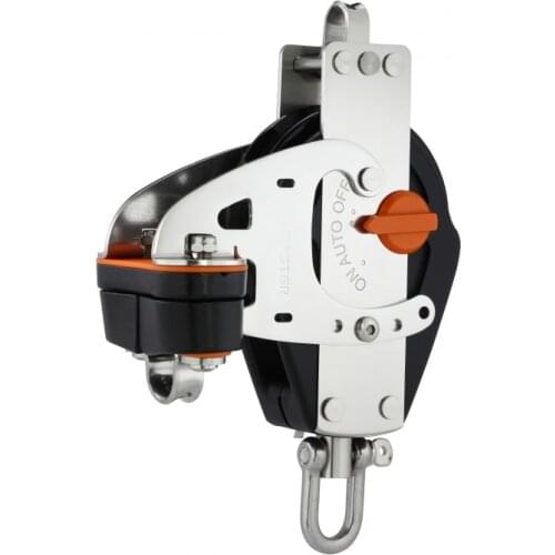 Marine Boat 76mm 2 15/16 Inch Deluxe Ratchet Swivel SS Fairlead AL Cleat Block Master RAS-0711F