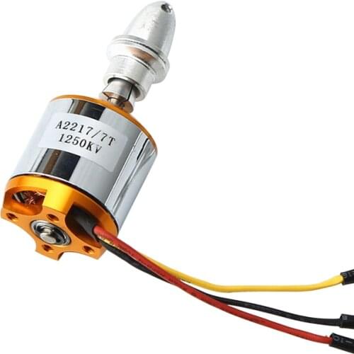 New A2217 2217 1250KV Motor Mount Outrunner Brushless Motor for RC Fixed Wing Airplane Multi-copter