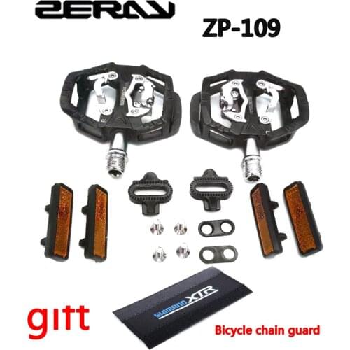 ZERAY Bike Road MTB Cycling Clipless Pedals Self-locking Pedals ZP-109S SPD Compatible Pedals Bike Parts Upgrade of ZP-108S