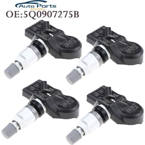 4PCS Tire Pressure Monitoring System For Audi Skoda A3 A7 A6 Volkswagen Porsche Bentley 5Q0907275B 5Q0907275 TPMS Sensor