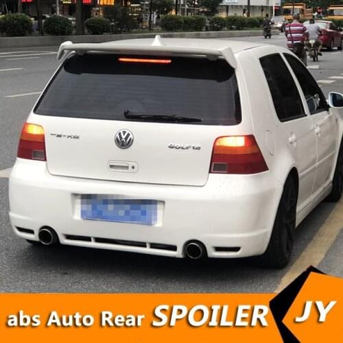 For Volkswagen GOLF Spoiler 2006-2009 GOLF 4 MK4 spoiler High Quality ABS Material Car Rear Wing Primer Color Rear Spoiler