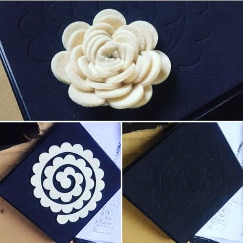 Flower cutting wooden steel die SMR-FL0026