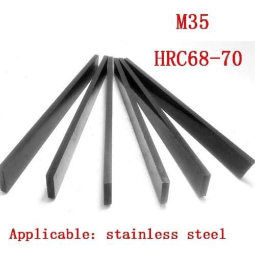 10*10*12*14*16*18*20*25*30*200mm Exceed Hard White Steel Knife Bar Turning Stainless M35 Contain Cobalt HRC68-70 HSS