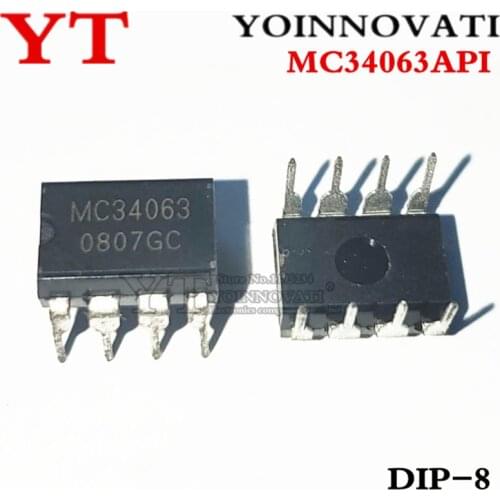 10pcs/lot MC34063API MC34063 34063API DIP-8 New original