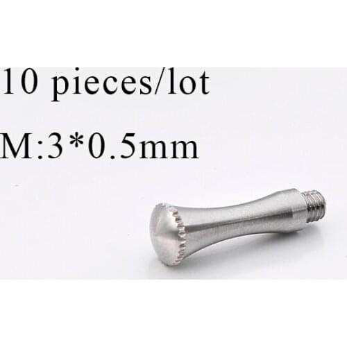 10 pcs Removable Finger Rest For Hair Salon Scissor Parts 3*0.5mm Tail Nail Accessory For Hairdressing Clavo De Cola Resto