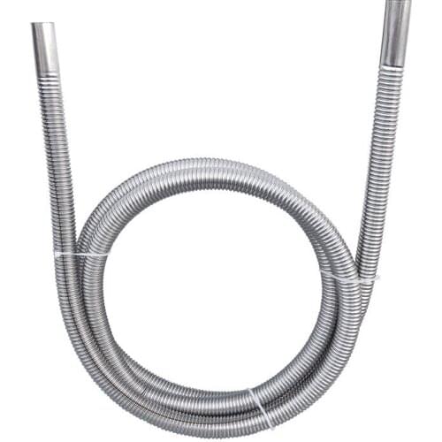 300cm Stainless Exhaust Muffler Clamps Bracket Gas Vent Hose Pipe Silence Kit for Car Air Heater