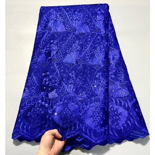 African Swiss Lace Bazin Riche Fabric With Brode 2021 Latest Fashion Embroidery Swiss Voile Lace In Switzerland Dubai Fabric 5Y