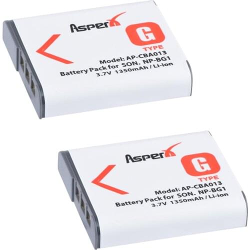 2Pcs 1350mAh NP-BG1 NP BG1 Camera Battery For Sony NPBG1 Cyber-shot DSC-H3 DSC-H7 DSC-H9 DSC-H10 DSC-H20 DSC-H50 DSC-H55 DSC-H70