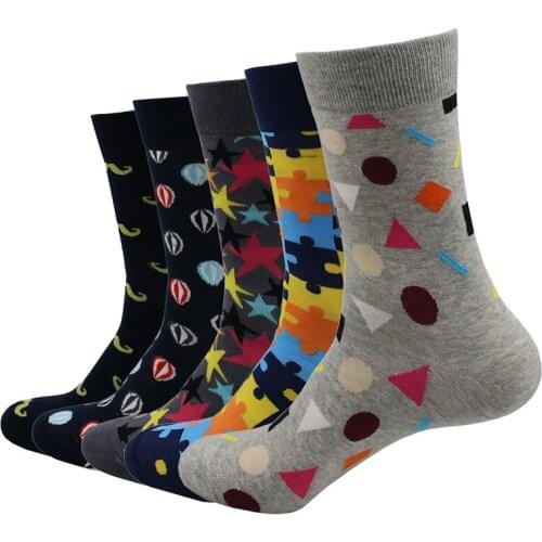 Cynewz Men's Patterned Socks