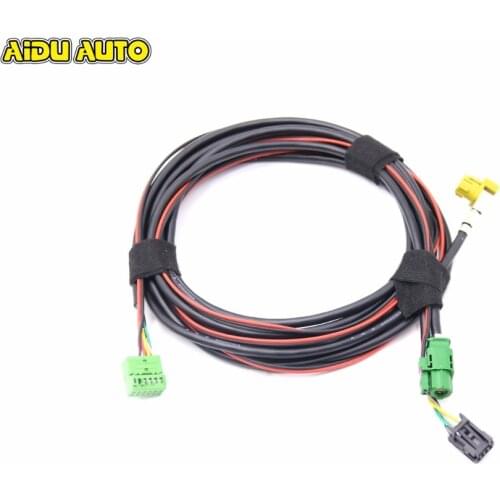 For Golf 7 MK7 Passat B8 MQB Tiguan CarPlay MDI USB AMI Install Plug Socket Harness